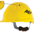 Evolution Deluxe Vented Hard Hats w/ Slip Ratchet Adjustment (White)